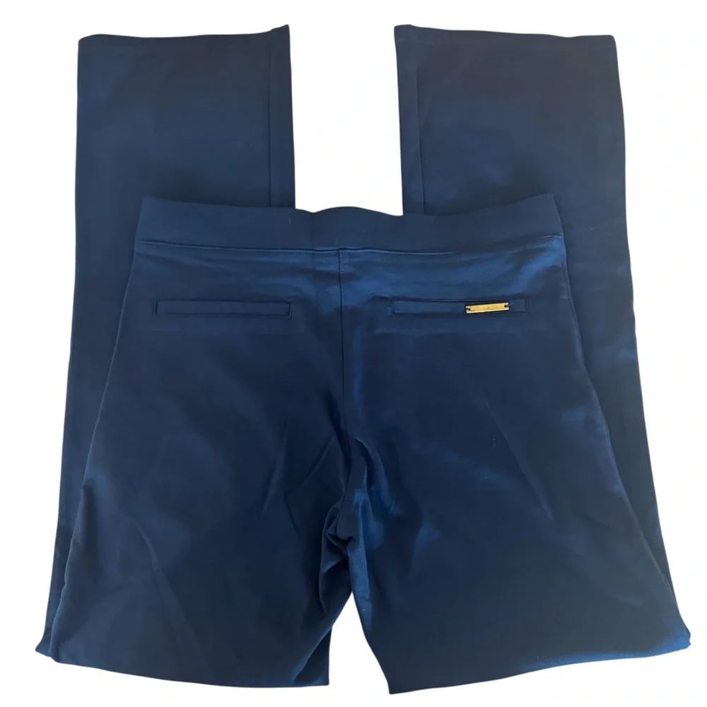 IMAN Global Chic Pants Lot 2 NWT Women’s Small Short Stretch Navy White QVC - Picture 6 of 12